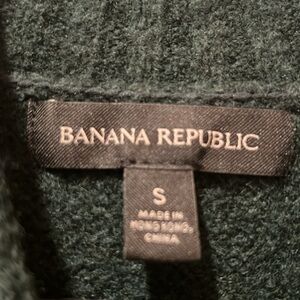 Banana Republic Green Cowl Neck Sweater Classic Knit